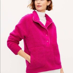 NWT LOU & GREY COZY UP SHERPA JACKET SZ M